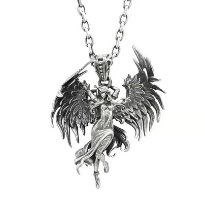 Dante Purgatory Cross Necklace Vintage Christian Passion Jesus Cross Pendant Male and Female Catholic Amulet Jewelry Gift