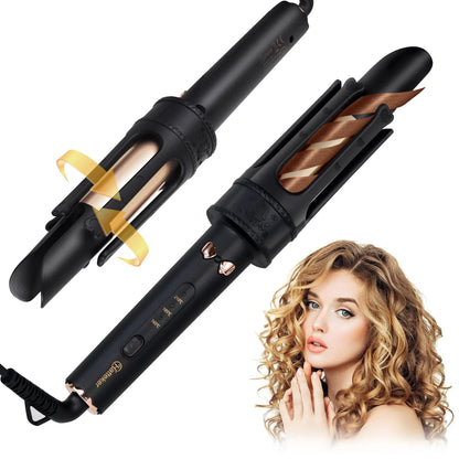 Electric Curling Iron Automatic 32mm Large Wave Lazy Person’s Temperature-Controlled Hair Curler EU Standard