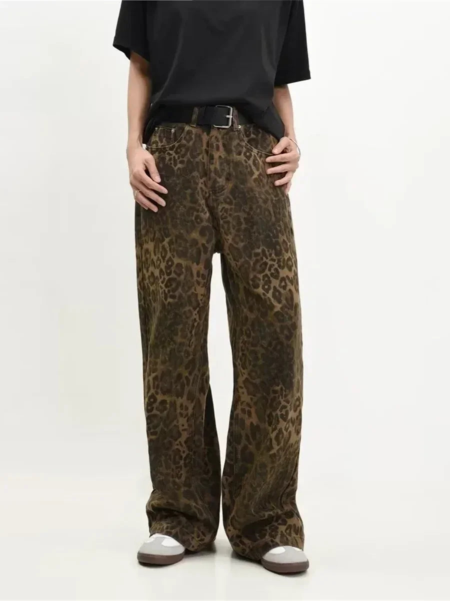 Women Denim Pants Female Oversize Wide Leg Trousers