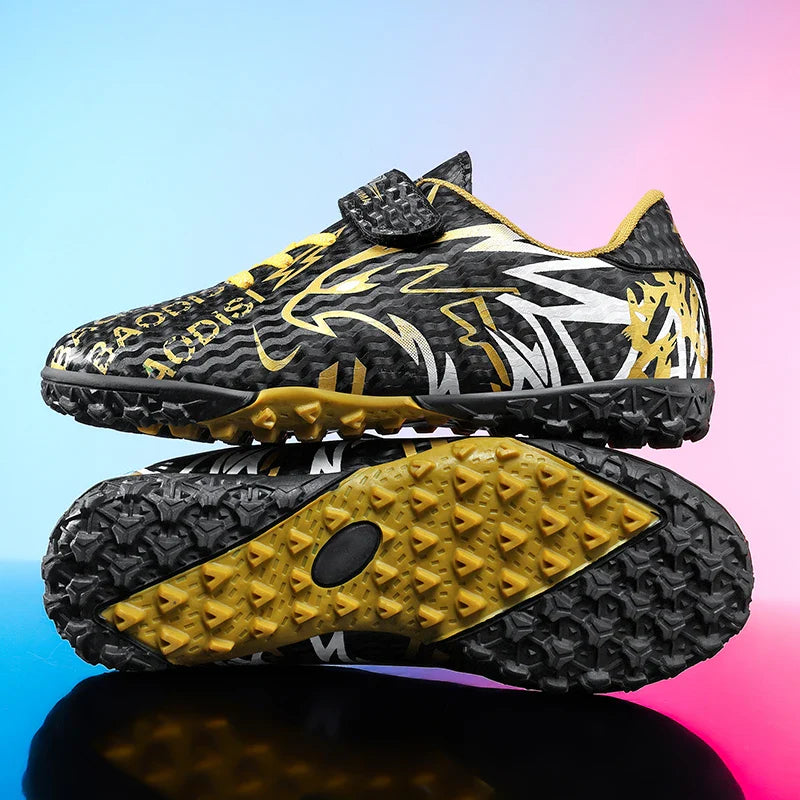 New Men Kids Football Boots Ultralight Professional Boys Match Grass Soccer Shoes Cleats Non-Slip Training Shoes Drop Shipping