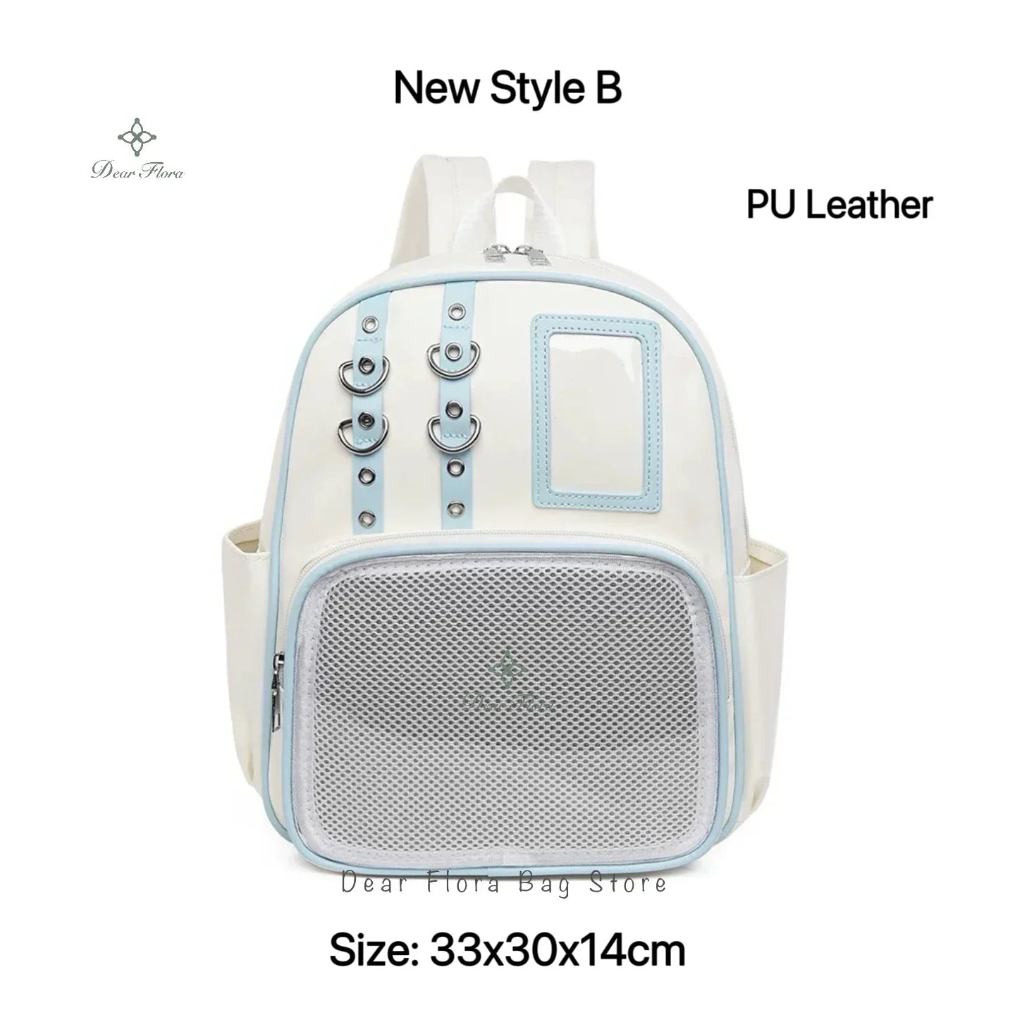 Cute Mini Backpack Women Kawaii Ita Bag Sweet Girl Transparent Rucksack DIY Personality Display Knapsack Lolita Shoulder Bag