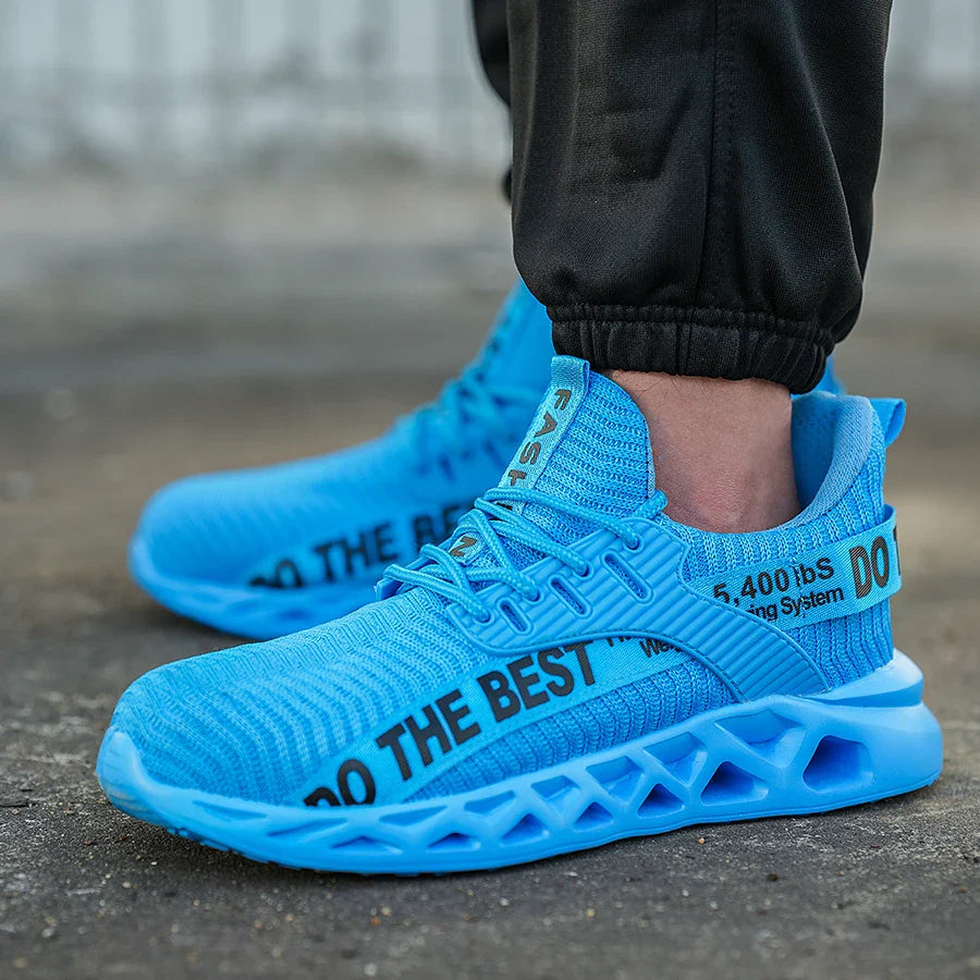 Indestructible Steel Toe Shoes for Men Women Anti-Puncture Work Shoes Comfortable Breathable Work Safety Protective Sneakers