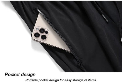 Running Pants Reflective Quick Dry Summer Jogging Trousers Men Gym Thin Cool Male Fishing Hiking Sports Long Pants Breathable