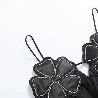 Women Summer Sexy Camis Tank Tops 2025 Fashion Solid Strapless Beading Female Elegant Street Top Clothing