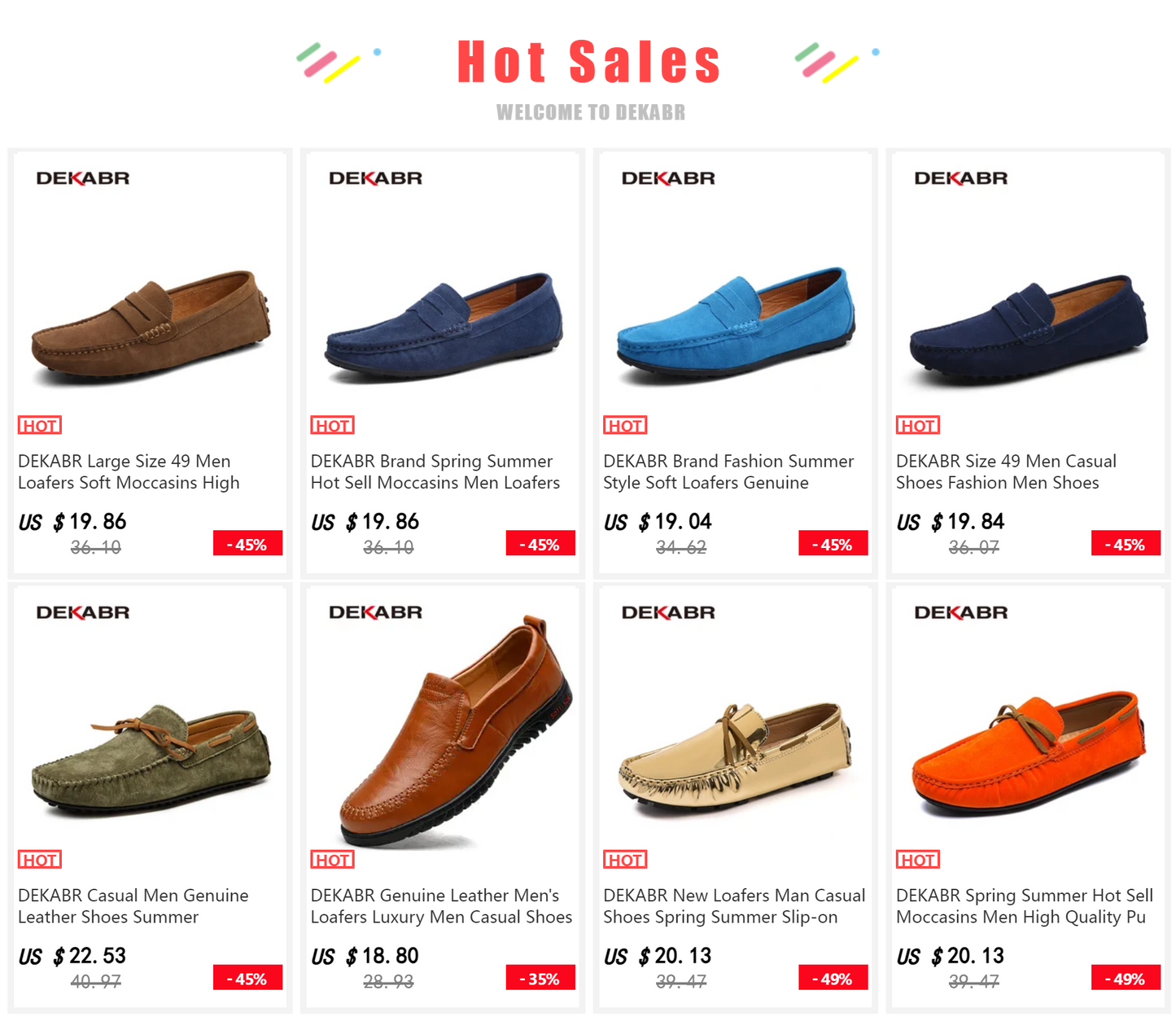 Fashion Loafer Shoes Men Genuine Leather Soft Comfy Slip-on Moccasins Handmade Man Casual Shoes Drive Walk Luxury Leisure