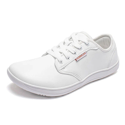 Unisex Wide Barefoot Shoes Women Men Zero Drop Minimalist Sneakers Artificial Leather Trail Walking Shoes