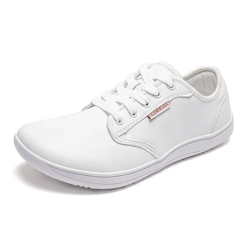 Unisex Wide Barefoot Shoes Women Men Zero Drop Minimalist Sneakers Artificial Leather Trail Walking Shoes