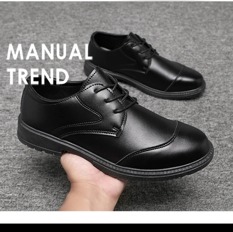 High Quality Italian Luxury Brand Lace-Up Non-slip Men Driving Shoes Leather Men Casual Shoes Breathable formal Mens Dress Shoes
