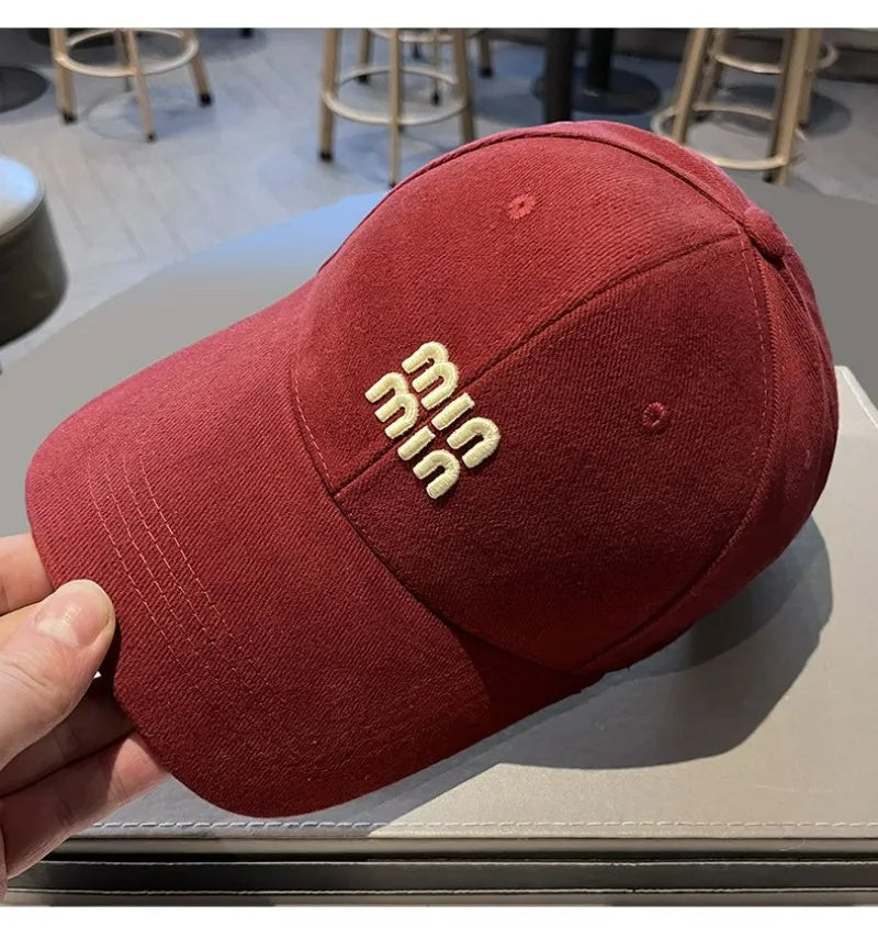 Korean Version High-quality Hard-top Baseball Cap Women Men Spring Autumn Versatile Embroidery Suncap Male Female Classic Hat