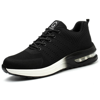 Steel Toe Shoes Safety Protective Shoes Air Cushion Work Safety Shoes Men Women Breathable Work Sneaker Anti Smash Anti-puncture