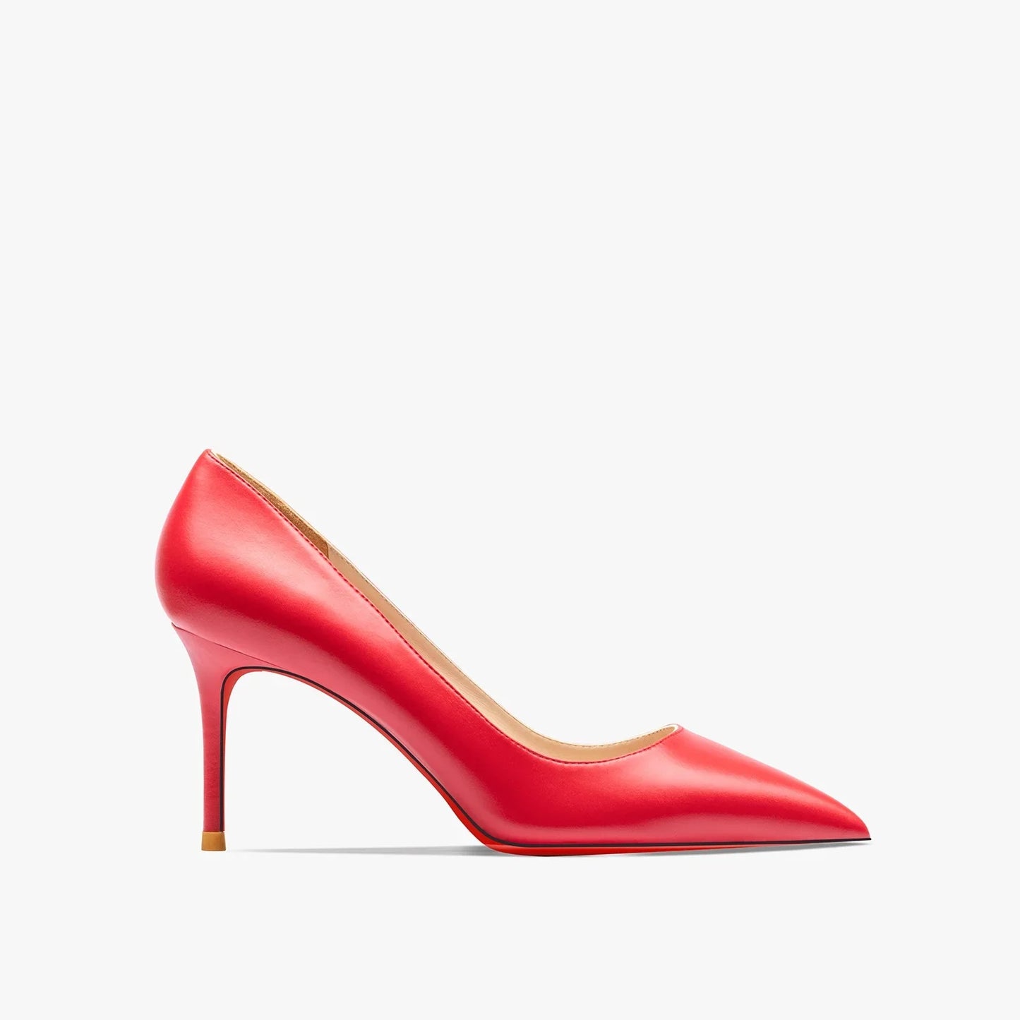 New Women's Red Shiny Bottom High Heels Luxury Pointed toe Pumps 12 cm Sexy Matte Party Wedding Shoes Elegant Woman Heeled Shoes