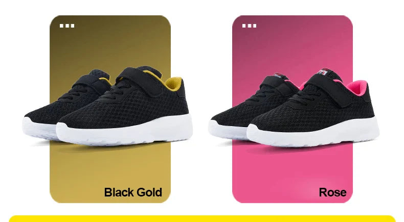 Children Boys Sneakers Soft-soled Lightweight Breathable Non-slip Sports Running Walking For Girls Tennis Mesh Shoes