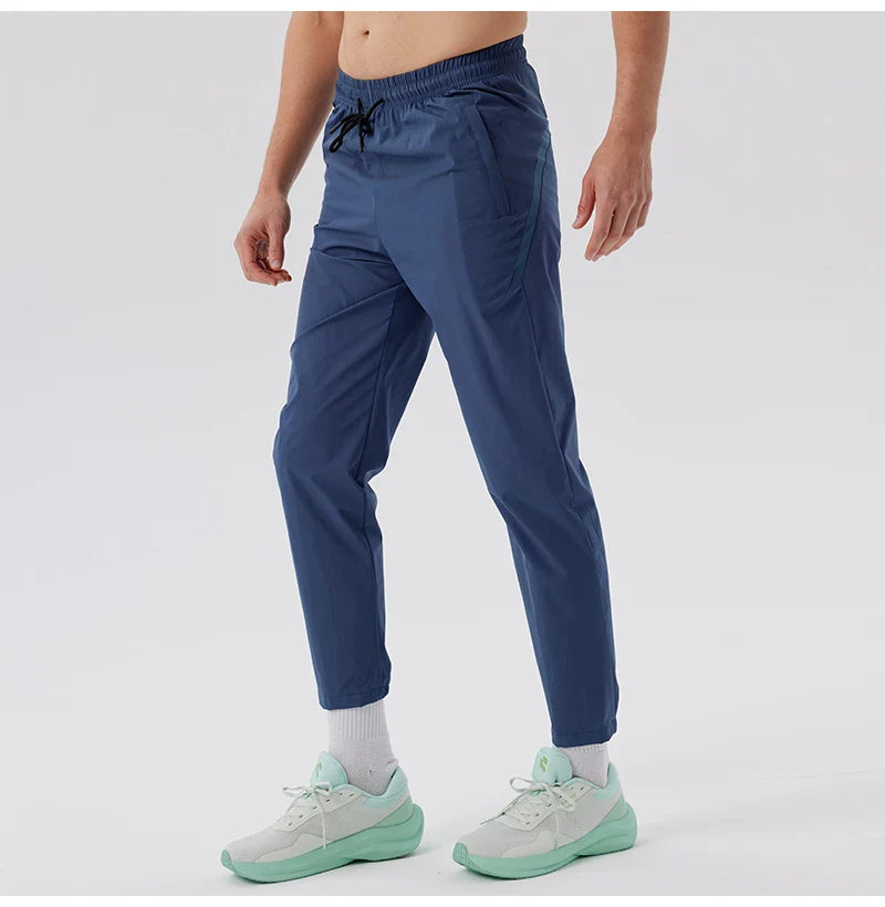 Summer Men's Jogging Sports Pants Gym Fitness Training Running Sweatpants Comfortable Breathable Workout Trousers