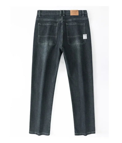 2025 Novo Estilo Y2 Primavera e Outono Jeans Folgados Masculinos Calças Retas Largas Casuais de Negócios Marca Roupas Masculinas