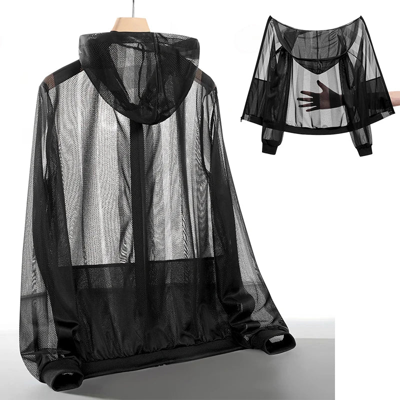 Summer UPF 50+ UV Sun Protection Skin Coats Men Ultra-Light Sportswear Hooded Outwear Men Breathable Casual Jackets Man