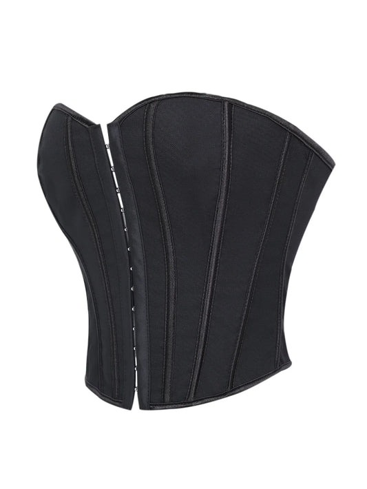 Button down corset for Halloween women is shaping top with a tie at the back