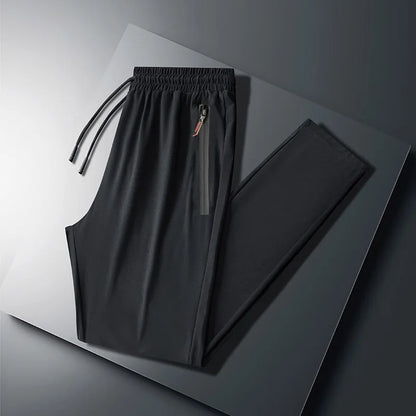 New 2026 Summer Elastic Men Running Sport Pants Jogging Sweatpants Casual Outdoor Training Gym Fitness Trousers Oversize M-5XL