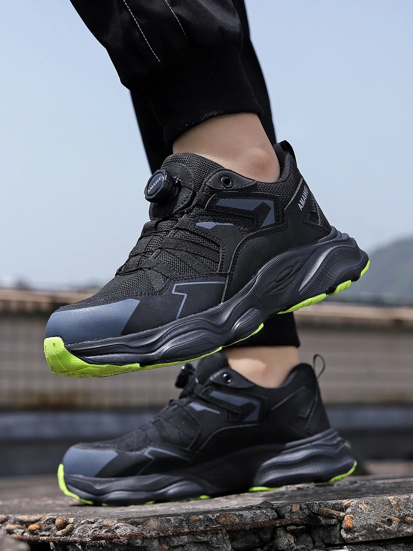 Steel Toe Kevlar-Midsole Safety Shoes Men Anti-Puncture Anti-Smash Non Slip Industrial Work Boots Protection Tactical Boots