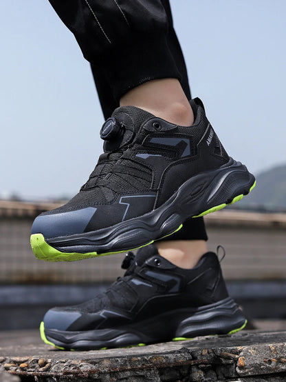 Steel Toe Kevlar-Midsole Safety Shoes Men Anti-Puncture Anti-Smash Non Slip Industrial Work Boots Protection Tactical Boots