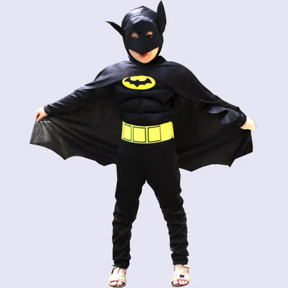 Cosplay Anime Figure Superhero Halloween Costumes for Kids Muscle Jumpsuits Masquerade Carnival Clothes Party Dresses