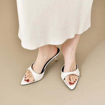 Women's High Heels Summer Women Fashion Classic Pointy Open Toe Stiletto Heels Sexy Women's Party Women's Sandals