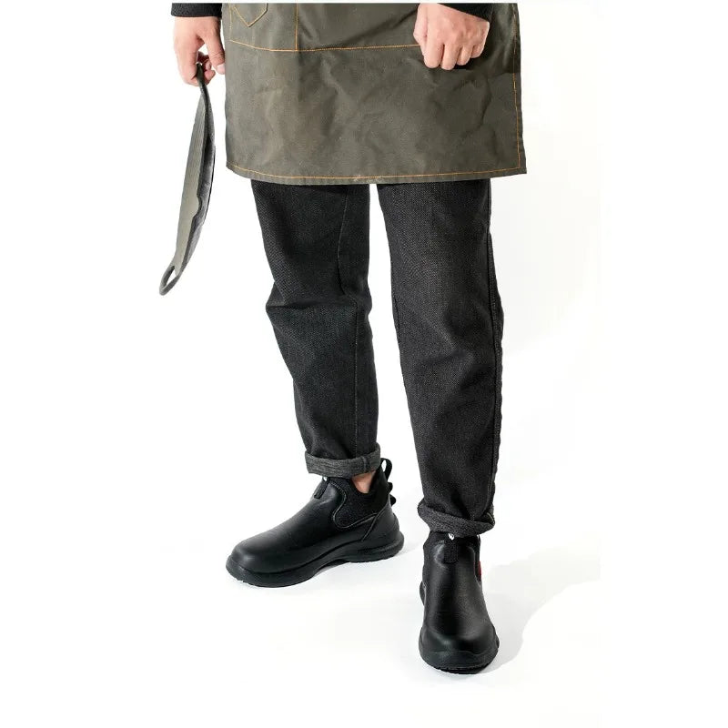 Men's Work Shoes Non Slip Oil Resistant Chef Shoes Suitable Seasons Lightweight and Comfortable with A Soft Sole That Not Tiring