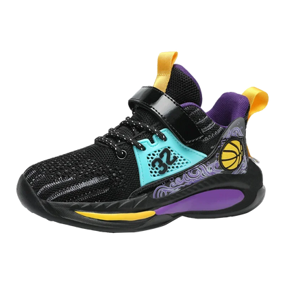 Brand Kids' Sports Shoes Non-slip Running Shoes Boys Basketball Sports Tennis Shoes Fashion Comfortable Teenager Casual Sneakers
