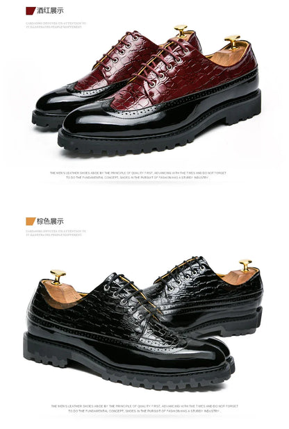 High Quality Casual Business Leather Shoes Men Formal Men's Dress Shoes Classic Tassels Retro Office Social Leather Loafers Male