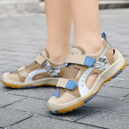 Summer Breathable Sport Sandals for Children Boys Outdoor Casual Beach Shoes Comfortable Non-slip Kids Fashion Sandal