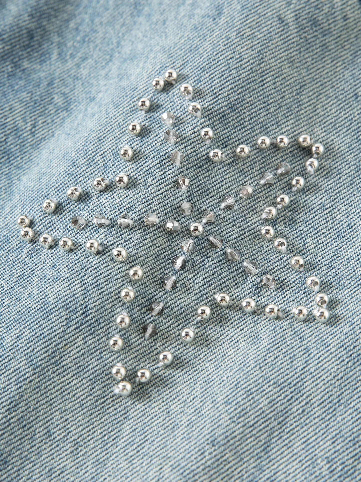 2026 Summer Women‘s Starfish Embroidered Denim Midi Skirt, Vintage A-Line Long Skirt Office Commute Versatile Daily Style