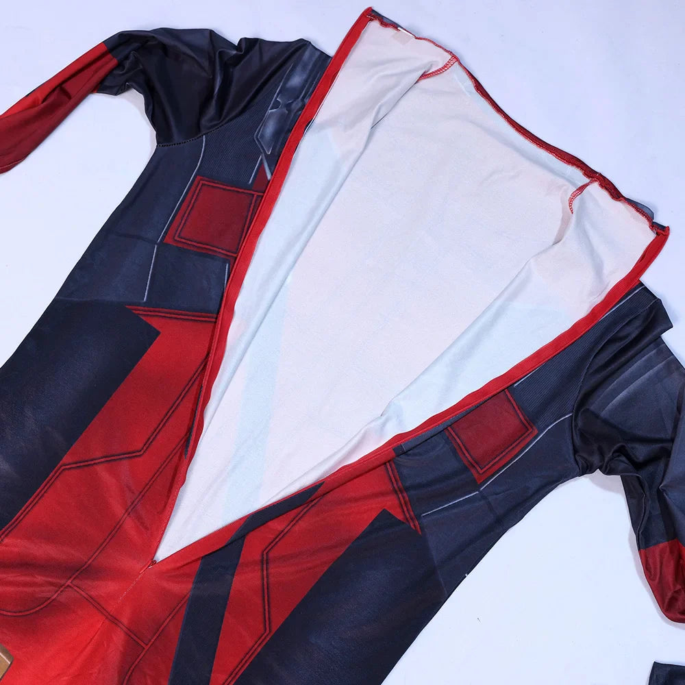 Deadpool vs Wolverine Boys Superhero Cosplay Spandex Suits with Accessories Swords Claws Children Birthday Gift Toy Role Play
