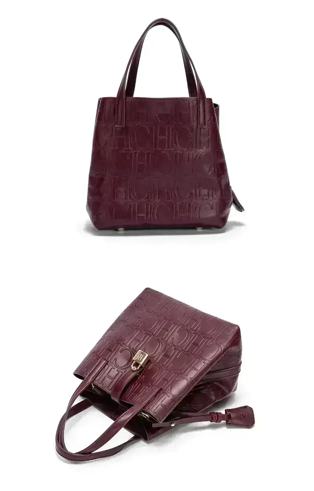 Large Capacity Handbag Luxury Brand Temperament Letter Print with Lock Design 2025 Trendy Women's Crossbody Bag