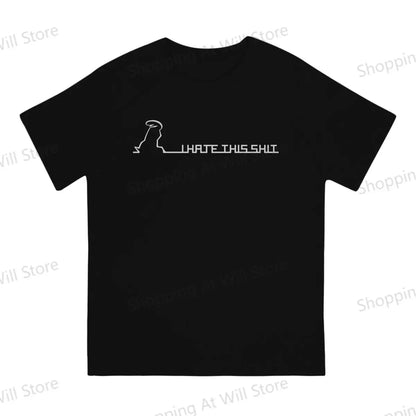 men's and women's casual T-shirts La Linea The Line Osvaldo Cavandoli TV Round neck short sleeved T-shirt Street Clothing S-6XL