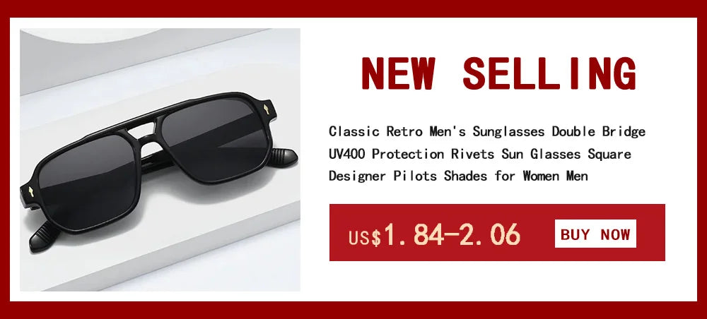 Rimless Rectangle Sunglasses Fashion Y2K Frameless Sun Glasses Shades for Women & Men