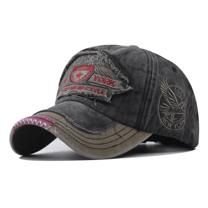 Baseball Cap Men's Fashion Embroidered Pentagram Letter Caps Men Casual Cotton Designer Hip Hop Hat Snapback