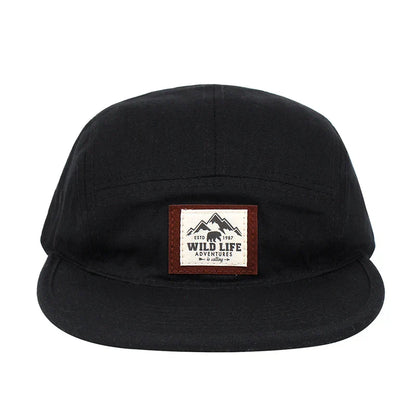Cotton 5 Panel Baseball Cap Snapback Caps Bone Gorras Hombre Originales Hip Hop Hats For Men Women Adjustable
