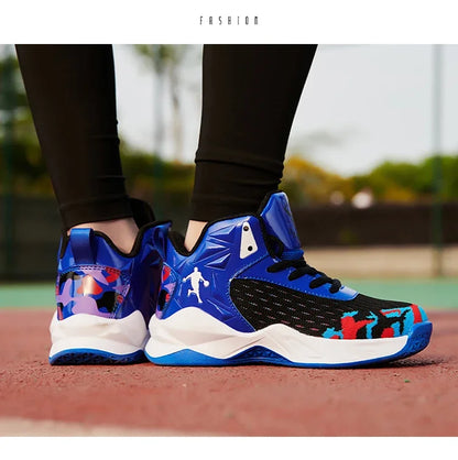 2024 New Children's Basketball Shoes for Boys Non-slip Kids Sport Shoes Wear-resistant Outdoor Kids Girls Sneakers Trainers