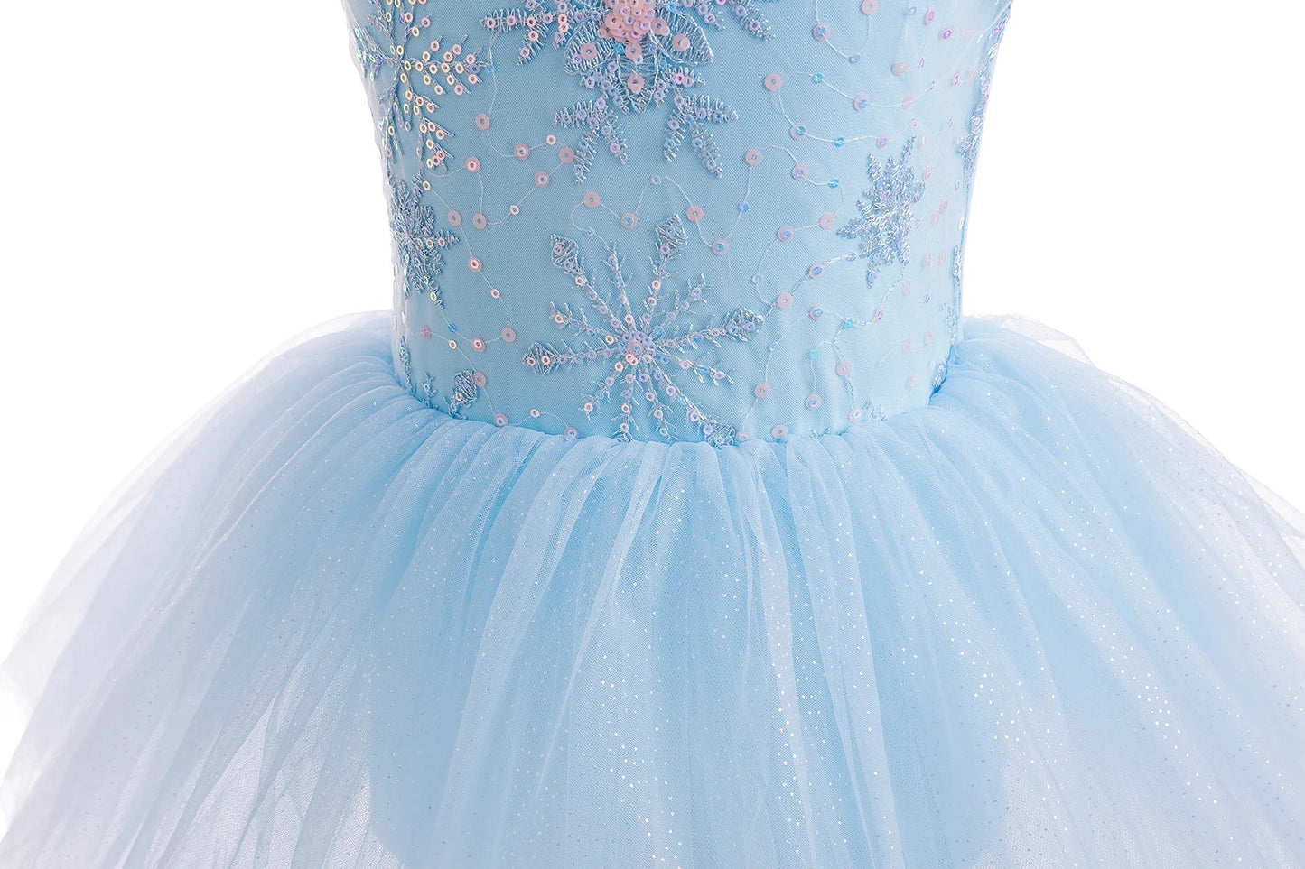 Ballet Leotards for Girls Dance Leotard Toddler Snowflake Shiny Skirts Ballerina Children Cosplay Dress Stage Shows Costume