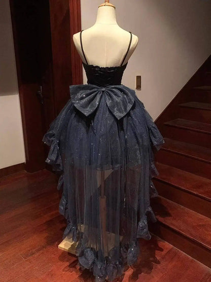 Summer New French Fashionable, Waist Wrapped, Slim and Slim Slim Sparkling Tailed Dress Short Skirt for Women