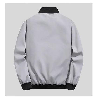 Man Leisure Jacket New Spring Autumn Solid Color And Comfortable Zipper Style Fashion Windproof Jacket