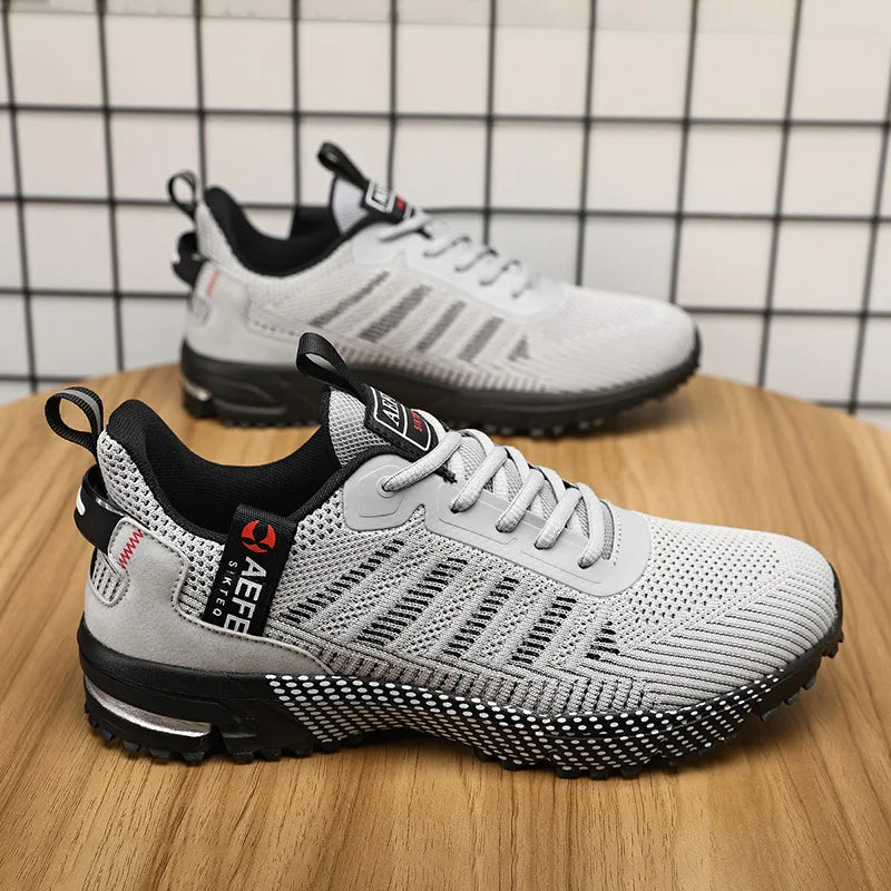Men Running Shoes Breathable Outdoor Sports Shoes Lightweight Sneakers for Men Comfortable Athletic Training Footwear
