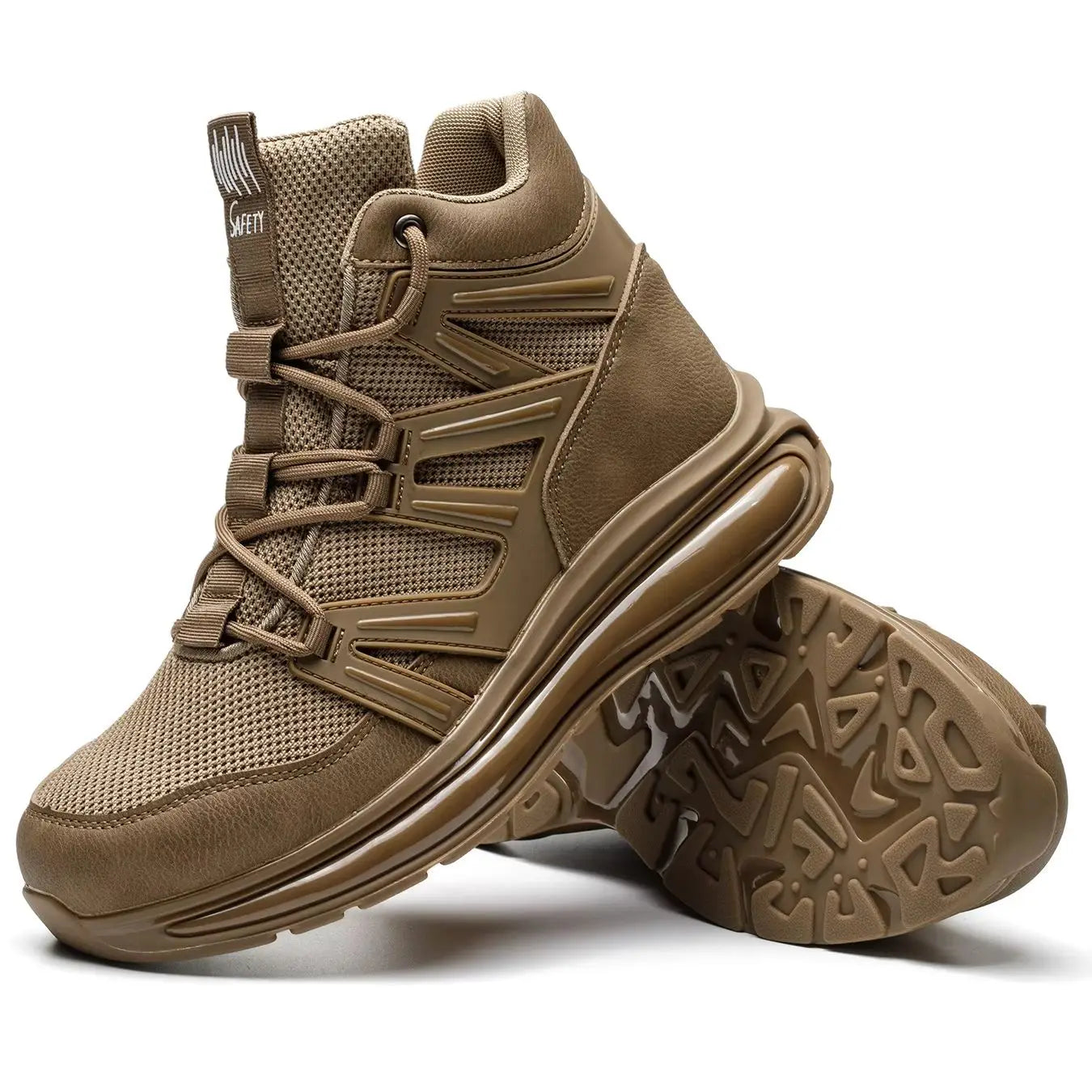 Men Work Safety Shoes Anti-smashing Steel Toe Cap Working Boots Construction Indestructible Work Soft-Soled Sneakers Men Shoes