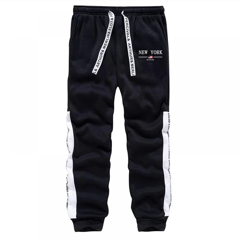 Quality Mens Tracksuit Casual Print Sweatshirts Sports Jogging Mens Clothing Autumn Winter Sportswear Single Piece Hoodie Pants