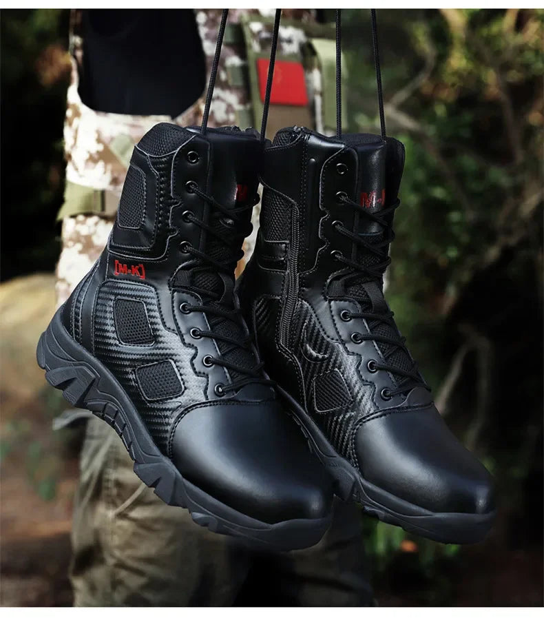 High-Top Work Boots Indestructible Safety Shoes Men Steel Toe Shoes Puncture-Proof Sneakers Male Shoes Men Non Slip Work Shoes