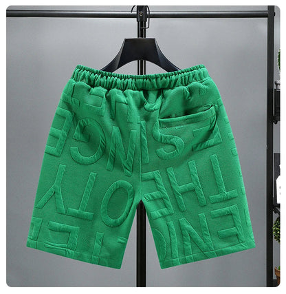 New Fashion knitted Shorts Men Comfortable Elastic Waist Clothing Male Breathable Short Trousers plus size