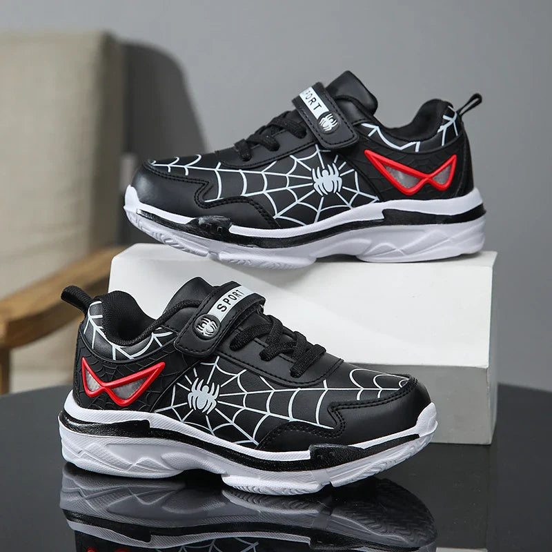 A pair of children's four-season leather sport shoes, soft, comfortable, wear-resistant casual shoes, size 26-38，BH-828