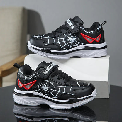 A pair of children's four-season leather sport shoes, soft, comfortable, wear-resistant casual shoes, size 26-38，BH-828