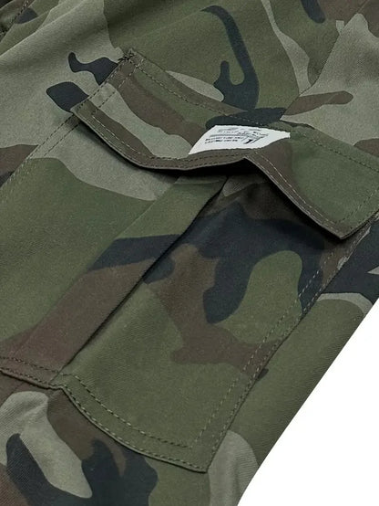 Men's Cargo Pants Multi-Pockets Camouflage Trousers Autumn Lightweight Casual Sweatpants Outdoor Work Hiking Legged Pants Male