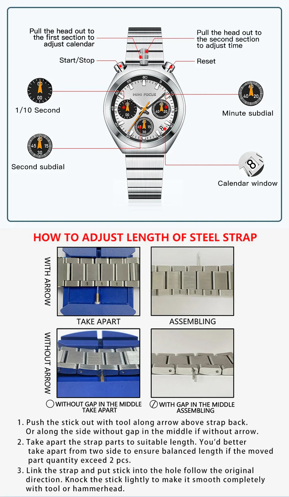 FOCUS Fashion Gold Watch Women Watches Ladies Creative Steel Women's Bracelet Watches Female Waterproof Clock Reloj Mujer