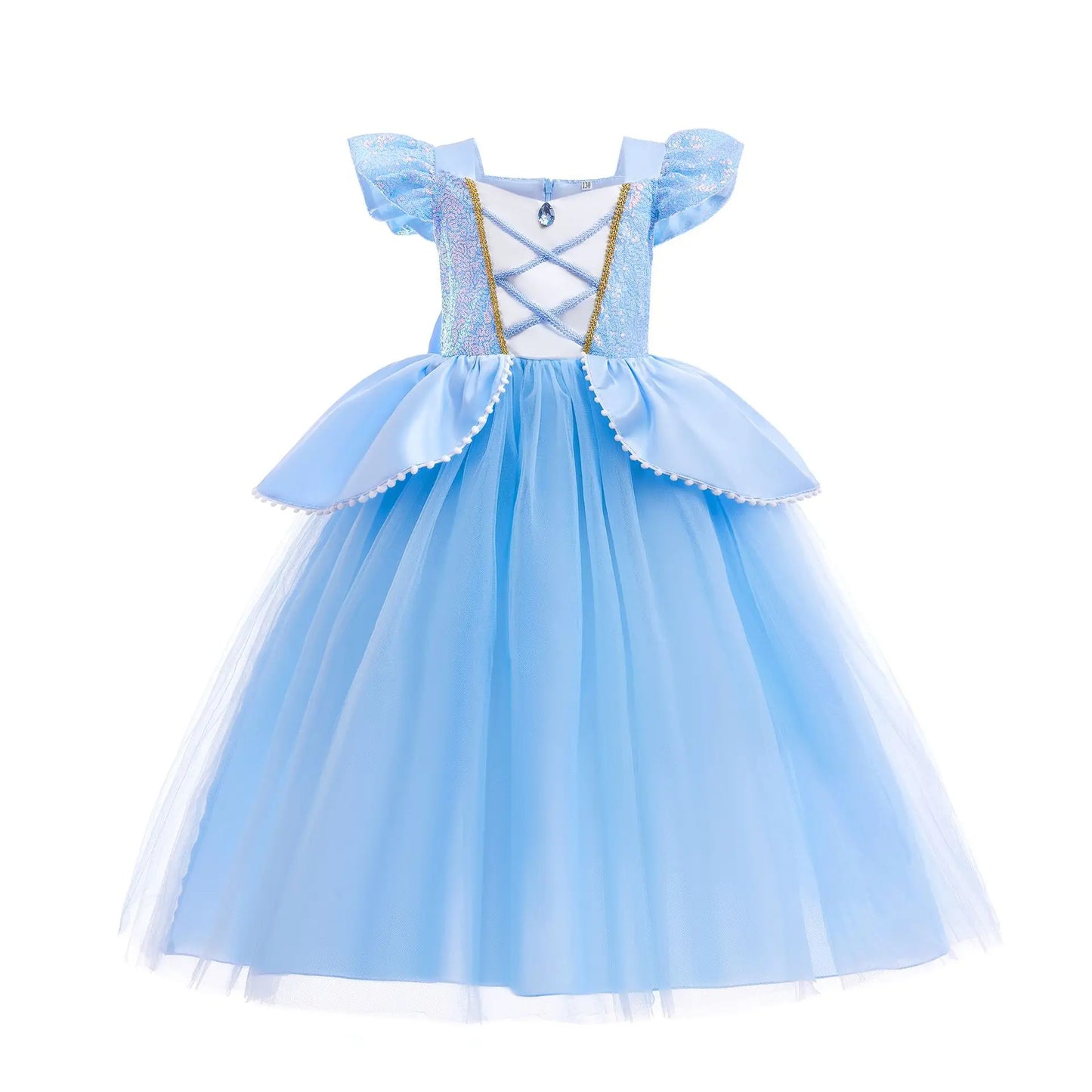 Kids Princess Costume Children Elsa Anna Halloween Dress Girl Cinderella Snow White Dress Rapunzel Mermaid Pageant Disguise